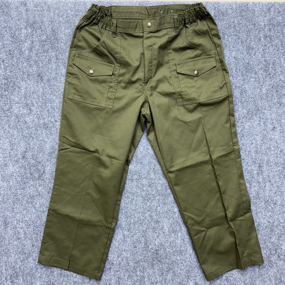 Boys Scouts of America adult pants uniform green men's size 36 36x27